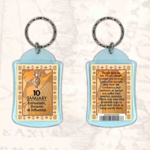 Birthday Gift Keyrings Zodiac Star Sign Keyrings 10 Jan Capricorn
