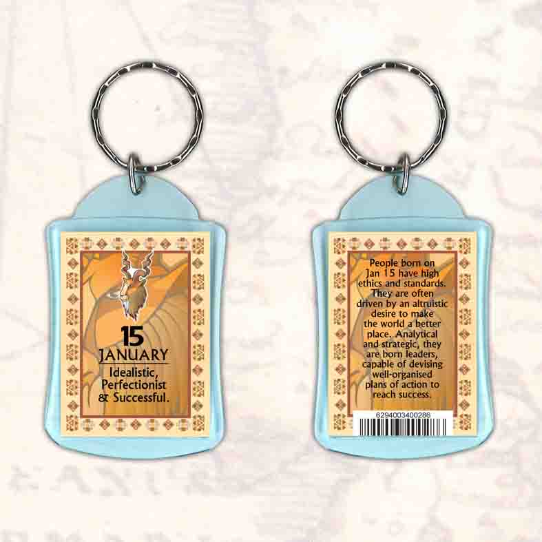 Birthday Gift Keyrings Zodiac Star Sign Keyrings 16 Jan Capricorn