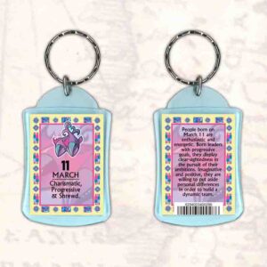 Birthday Gift Keyrings Zodiac Star Sign Keyrings 11 Mar Pisces