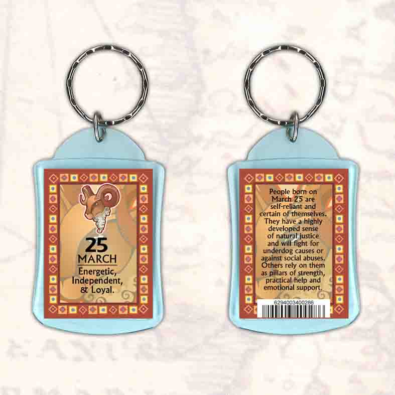 Birthday Gift Keyrings Zodiac Star Sign Keyrings 25 Mar Aries