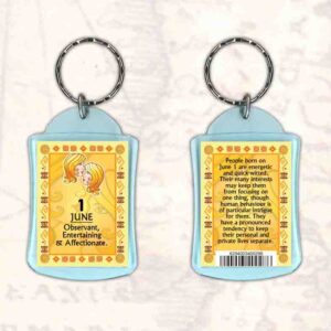 Birthday Gift Keyrings Zodiac Star Sign Keyrings 1 June Gemini