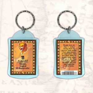 Birthday Gift Keyrings Zodiac Star Sign Keyrings 11 Aug Leo