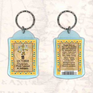 Birthday Gift Keyrings Zodiac Star Sign Keyrings 11 Oct Libra