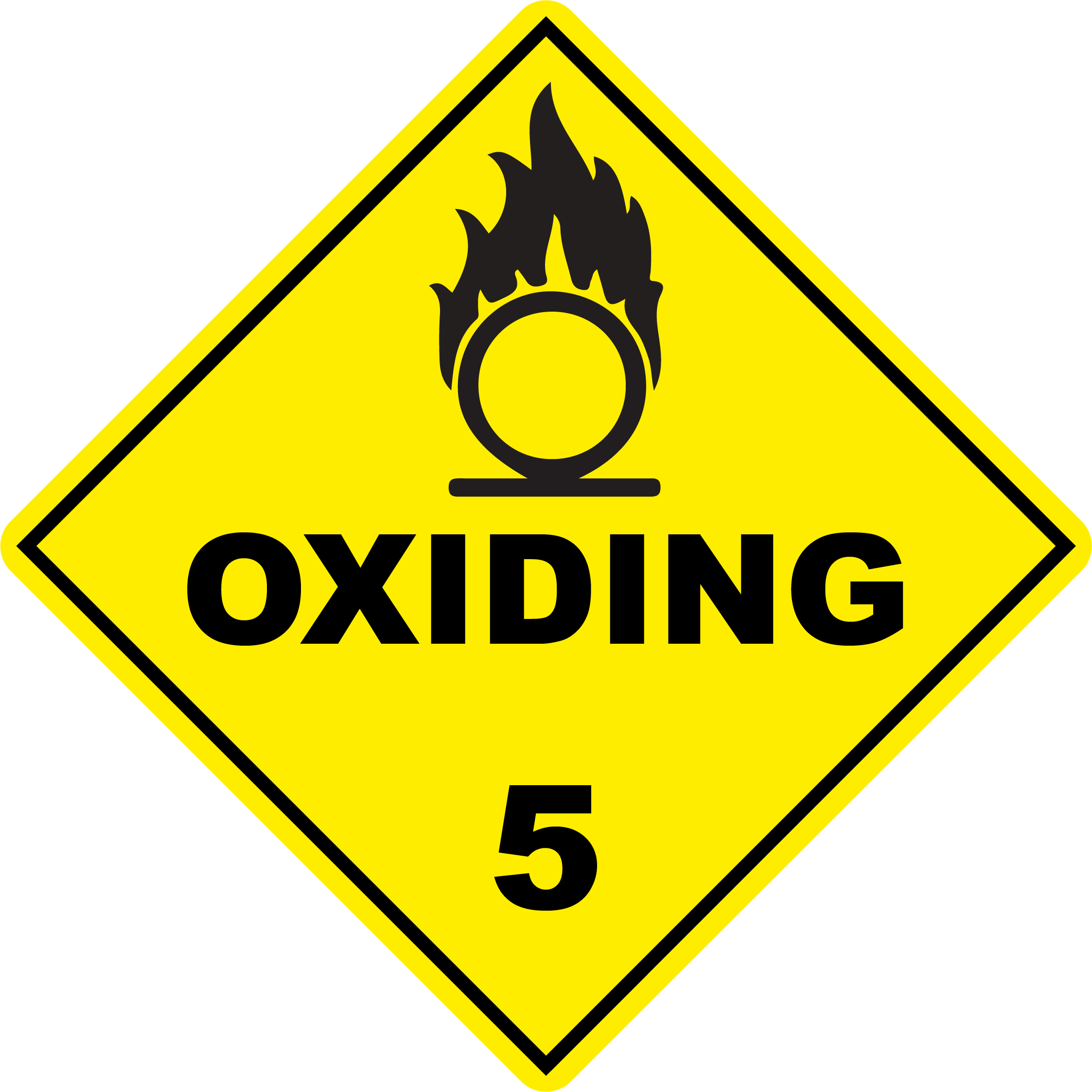 Oxidizing 5 Labels