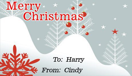 Christmas Gift Tag 0034