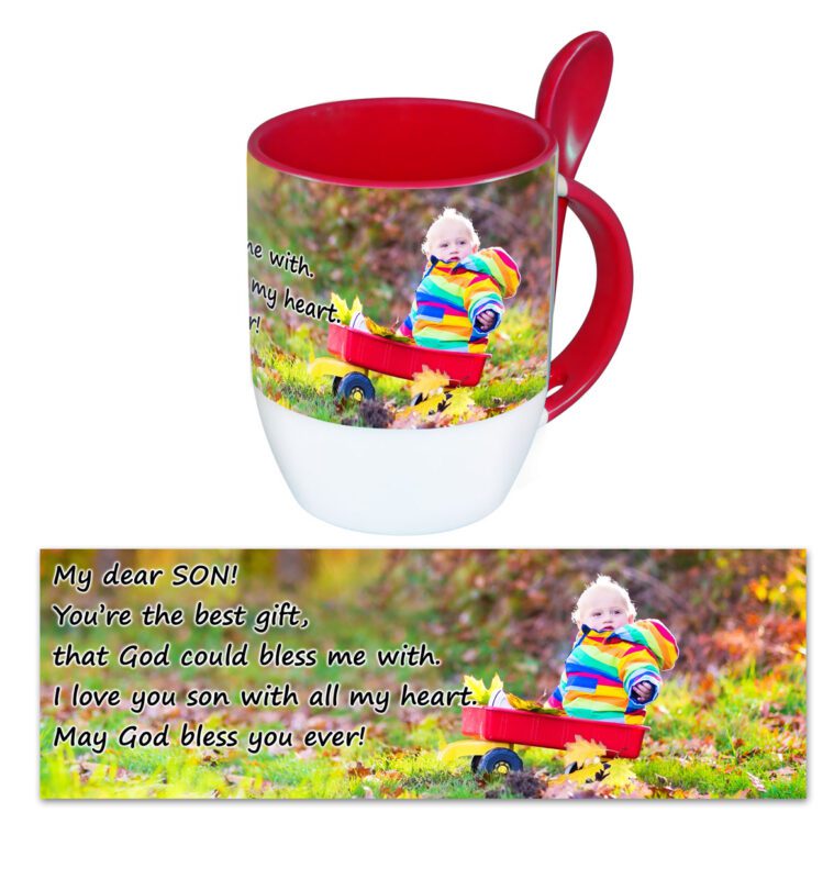 Personalised Pictorial Spoon Mug PP SM 1313
